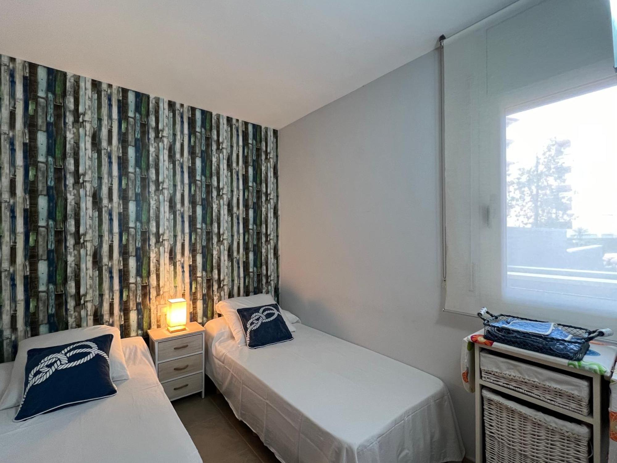 Blau Apartamento Frente A Los Canales Y Las Puestas De Sol De 罗萨斯 外观 照片