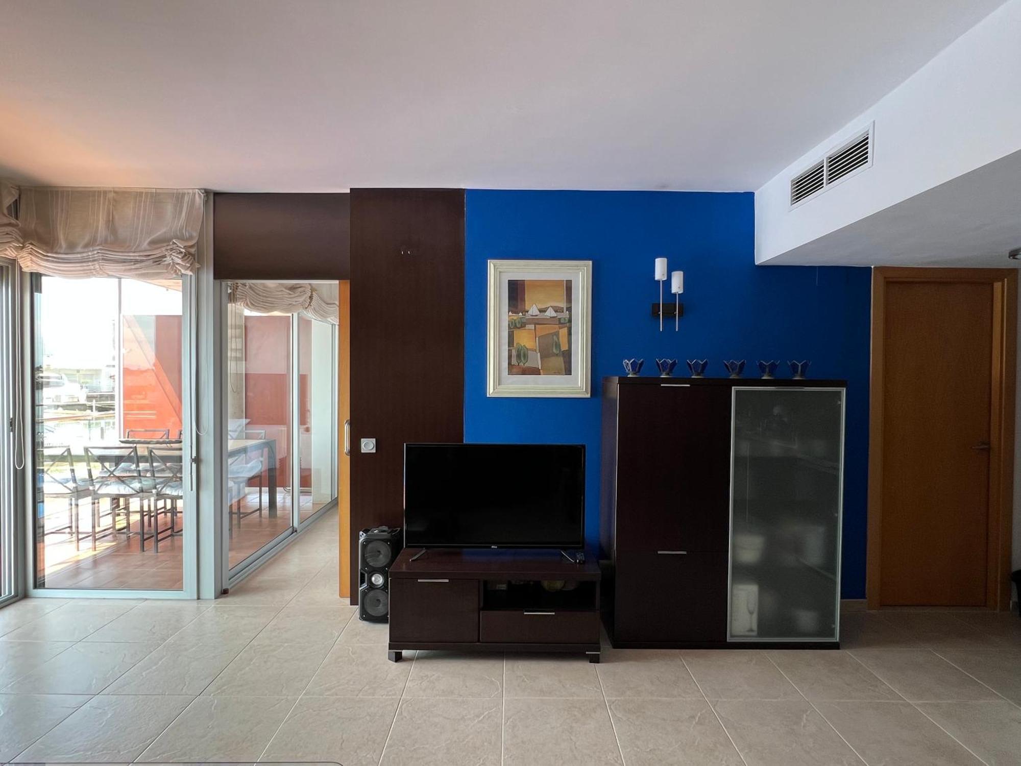 Blau Apartamento Frente A Los Canales Y Las Puestas De Sol De 罗萨斯 外观 照片
