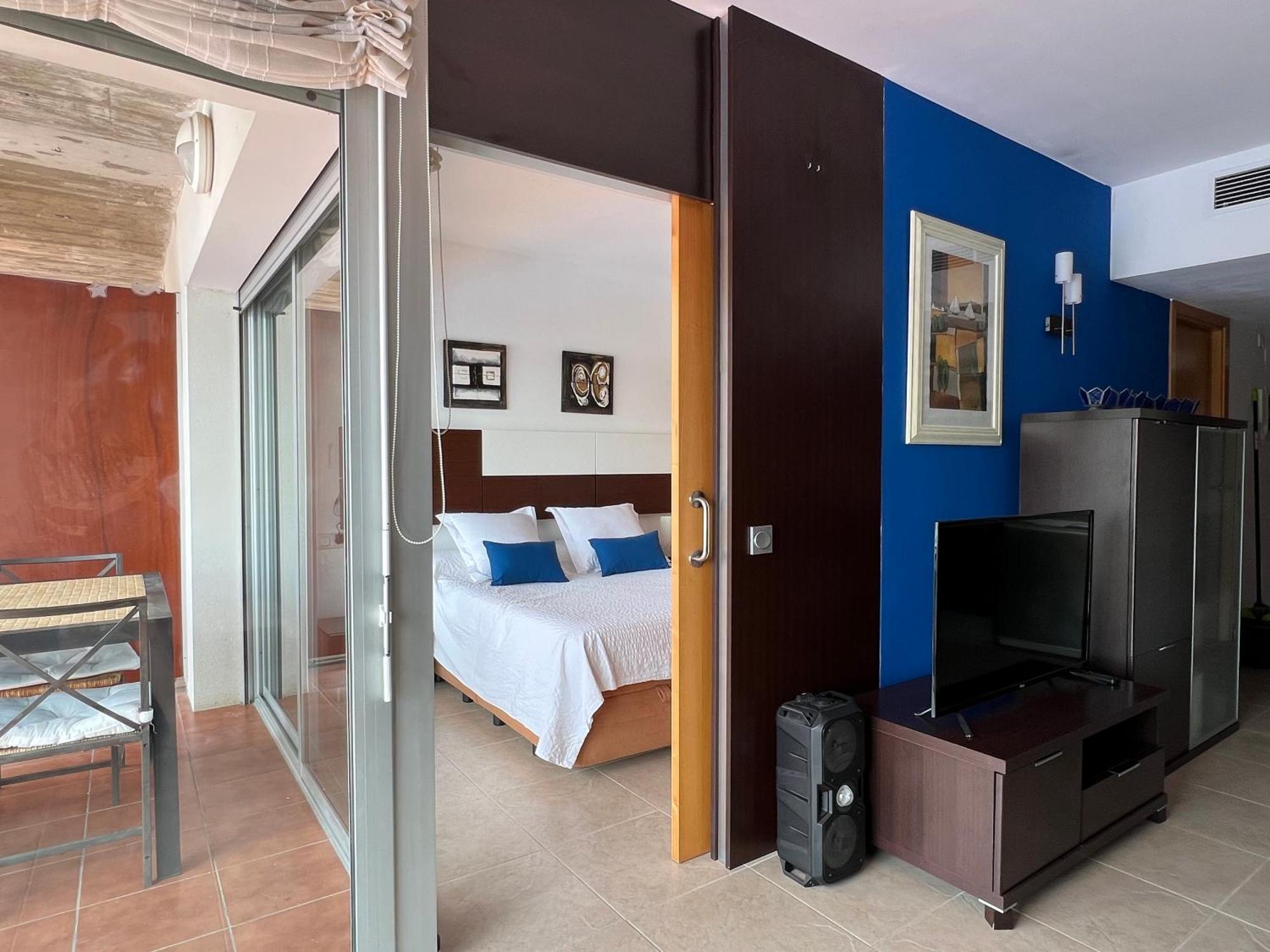 Blau Apartamento Frente A Los Canales Y Las Puestas De Sol De 罗萨斯 外观 照片